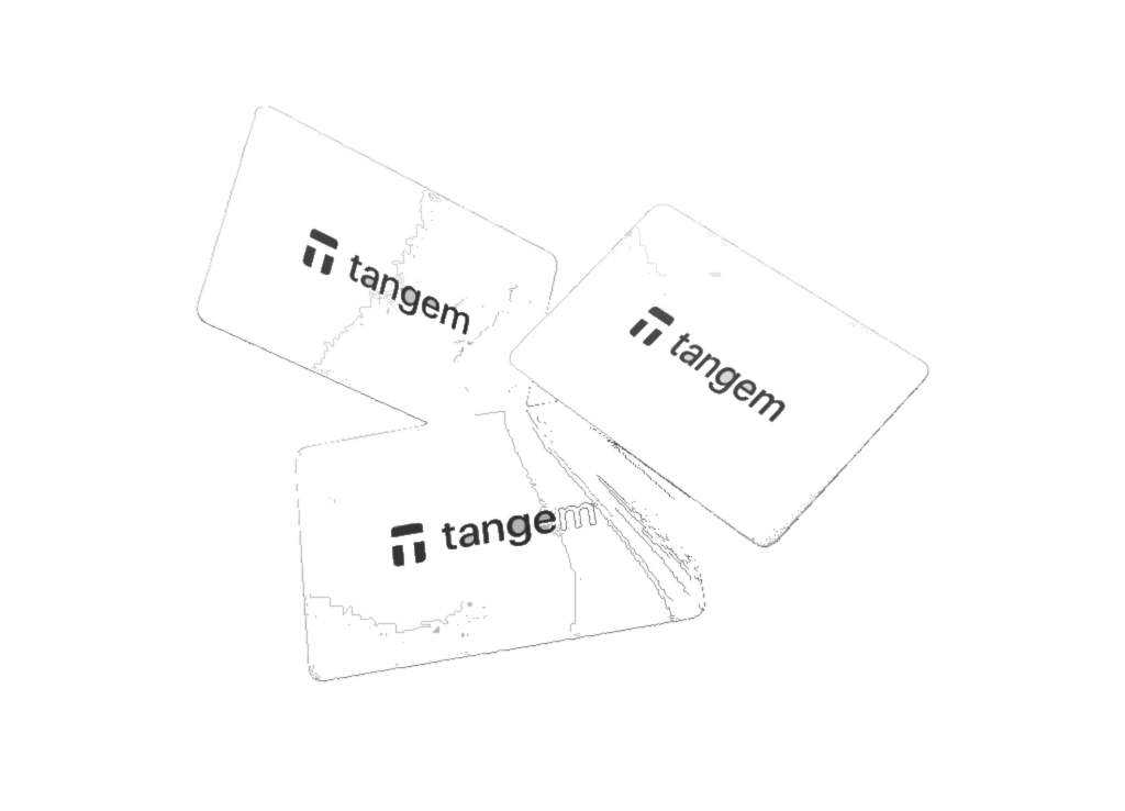 Tangem hardware wallet cards