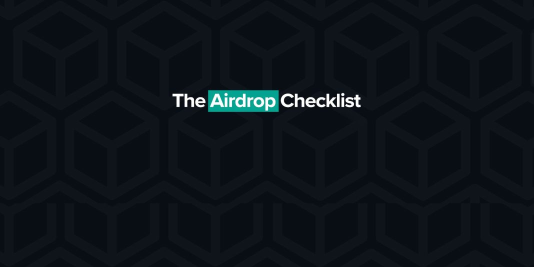 crypto airdrop checklist